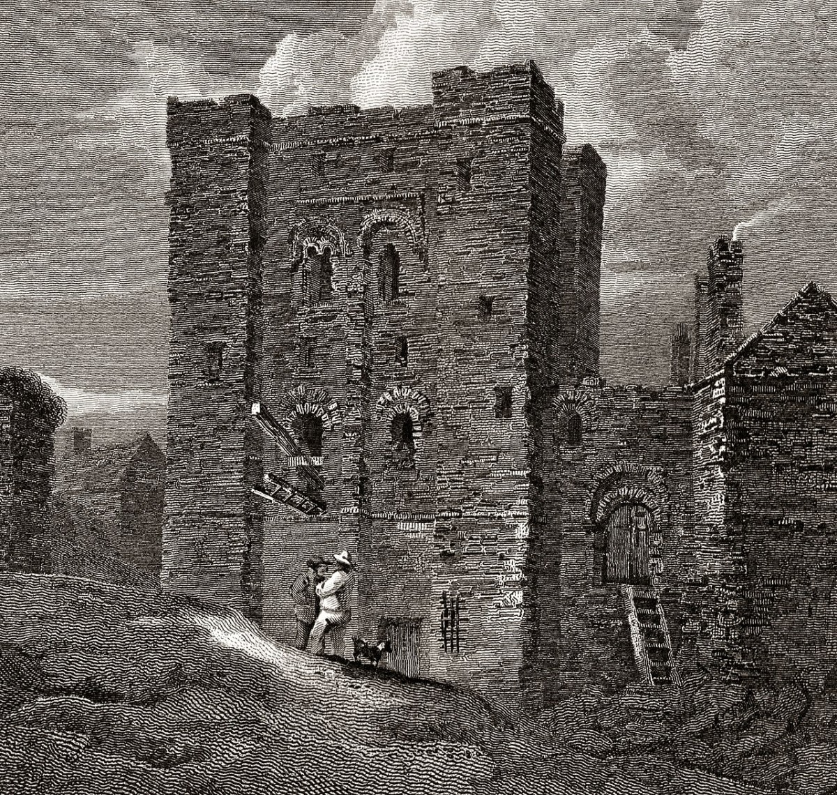 Newcastle Castle In The 19th Century